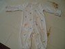 Carter's Embroidered Ducks Sleep or Play Long Sleeve Romper Size 3 Months EUC
