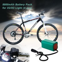 8800mAh 8.4 V Akkupack Battery Pack Für X2 X3 Fahrradlampe Fahrradlicht