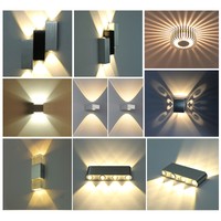 3W 6W 8W LED Design Wandlampe Wandleuchte Effektlampe Deckenleuchte Flurlampe