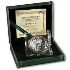 2004 2005 China Palladium Panda 2 Rare Coins Sealed As Came From The Mint