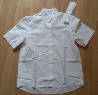 PIKEUR TURNIERBLUSE Gr 36 - DEZENTE STREIFENOPTIK - WEISS - TOP ZUSTAND