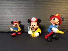 Walt Disney Mickey Mouse Fireman 1980's Lot