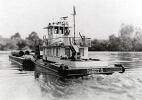 GENERIC DIESEL RIVER Towboat, Schlepper . Bauplan 