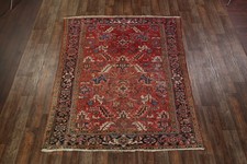 Great Deal Antique All-Over 7x10 Heriz Persian Oriental Area Rug 9' 6" x 7' 3"