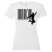 Women's Endless Fugitive "escape to freedom" original barcode design T shirt