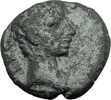 AUGUSTUS 27BC Philippi Macedonia PRIESTS Founding City Oxen Roman Coin i59417
