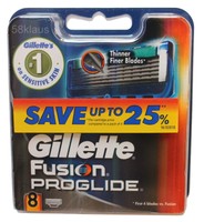 8 original Gillette FUSION PROGLIDE Rasierklingen Klingen Set Gillete NEU & OVP 