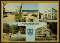 Kühlungsborn,Rostock,Konzertgarten,Boot Liegeplatz,FDGB Heim,DDR Foto Ak