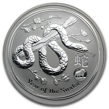2013 Australia 1 oz Silver Lunar Snake with Lion Privy (from mint roll)