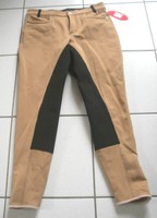 Sonnenreiter Reithose,Vollbesatz,Gr.42, hellbraun Besatz schwarz (2399) Sunshine