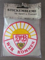 Fussball Aufnäher VFB Stuttgart  9 cm Rarität in Originalverpackung Vintage
