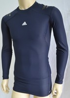 Adidas Techfit Powerweb L/S Dark Navy Tee  (W64889) Base Layer Sz L,XL