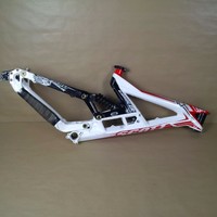 2010 Scott Gambler 26" Downhill Mountain Bike Frame - White & Red USED 033