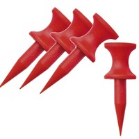 LONGRIDGE 20 Plastic-Step-Tees 12 mm - rot  (Eisen 4-5-6) NEU