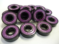 **8x ABEC7-Kugellager 608-ZZ.ABEC7- schwarz/lila - .... 8x22x7 mm ....**NEU**