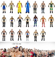 Mattel WWE WWF WCW Basic Wrestling Series Superstar Action Figuren Diecast Toy 