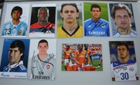 100 internationale und nationale Autogramme Fußball - viele top Namen