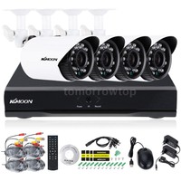 4X 700TVL IR Kamera+4 Kanal CCTV 960H DVR Videoüberwachung Sicherheitssystem
