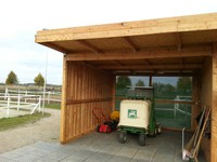 Weidehütten Aussenboxen Offenstall Pferdeboxen