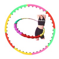 Hula Hoop Reifen Massage Fitnessreifen Bauchtrainer mit 40 Magneten Fitness