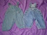 Boys lot of Oshkosh and Arizona jeans overalls size 6-9 months