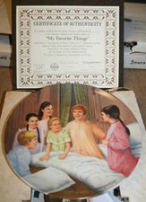 Knowles ~ The Sound of Music ~ My Favorite Things ~ Plate ~ Bradex 84-K41-18.3