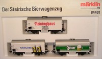 Märklin H0 84401 ÖBB-Bierwagen-Set "Steirischer Bierwagenzug" mit 3 Wagen----V51