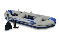 Schlauchboot Mariner 3 +  Paddel + Pumpe Boot Paddelboot Angelboot Intex 68373