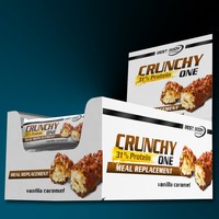 (22,08€/kg) Best Body Nutrition Crunchy One 20 x 60g Protein Eiweiß Riegel