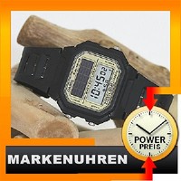 Casio Herren Uhr AL-190W-9AVEF Solar , Digital , Stoppuhr 