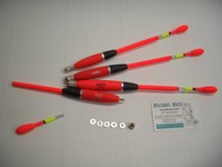 Jenzi Knicklicht Waggler-Pose vorgebleit Gewichte tauschbar 1 Stück, 15+4 Gramm