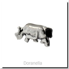 Authentic Trollbeads Sterling Silver 11504 Rhinoceros :5 Retired
