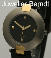 Boccia Titanium Damen Quarz Uhr mit Lederarmband 364-14 !! NEU !!