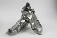 MELISSA Damen Schuhe Gummi Rubber Sandaletten Badeschuhe silber/grau NEU OVP