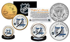 Tampa Bay Lightning 2-Coin Set Jfk Half Dollar Us & Florida Quarter Nhl Licensed