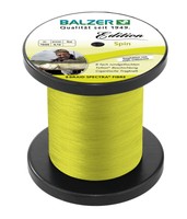 BALZER Edition Spin Ø 0,10 mm 8,2 kg 8-fach rund geflochtene Schnur gelb 10 m