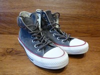 Converse CT All Star Hi Top Grey Canvas Trainers Size UK 3 EUR 35