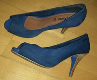 Pumps Damen Schuhe 39 blau s.Oliver