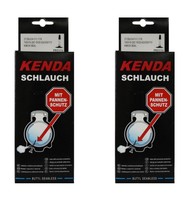 2x Kenda Fahrradschlauch Pannenschlauch Rennradschlauch mit FV 700x18-25C 