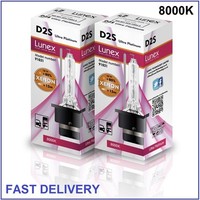 2 x D2S NEU Stück LUNEX HID XENON kompatibel mit D2S Osram Philips GE - 8000K