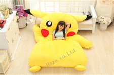 Single Bed Filled Pikachu Bed Carpet Tatami Mattress Sofa Great Cute Gift