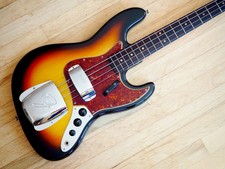 1963 Fender Jazz Bass Vintage Electric Bass Guitar Pre-CBS w/ohsc & Hangtag