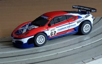 Micro Scalextric Ferrari F430 GT, für Faller AMS Tyco AFX Tomy Life-Like