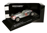 Auto Union Typ D Italien GP 1938 T. Nuvolari 1:43 Minichamps 40038002 NEU & OV