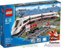 LEGO 60051 CITY Hochgeschwindigkeitszug OHNE Motor OHNE RC,IR,Power Functions !