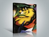 Franz Marc - Tiger Expressionismus Poster Leinwand-Druck Bild (80x60cm) #56764