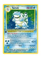 Pokemon Base Set 1 - First Edition 2/102 - Turtok - Holo - 1. Edition deutsch
