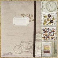 Ursus Vintage Leporello Memory Book Bastelset