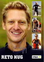 Reto Hug - Triathlon - Schweiz - original signiert