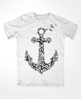 Flying Anchor T-Shirt Weiß